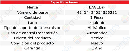 Soporte Trans Izq Eagle Chevrolet Vectra V6 3.2l 03 A 05 Foto 4