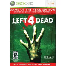 Videojuego Left 4 Dead Edición Juego Del Año P/ Xbox 360