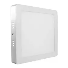 Luminaria Painel Quadrado De Sobrepor Led 12w Branca Bivolt