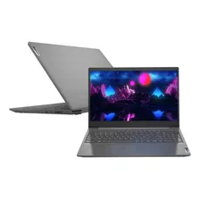 Notebook Lenovo V15 Core I3 Ssd 128gb 12gb De Ram + Hd 500gb Cor Iron Gray