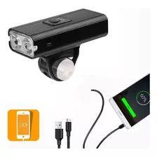 Luz Para Bicicleta American Imports Xmlt6 Led Dianteira Preto