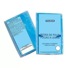 Pedra Azul Polir Chapa Ferro Fundido Fogão Lenha Grande 210g