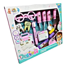 Kit Medico Dentista Infantil Brinquedo Educativo Acessorios