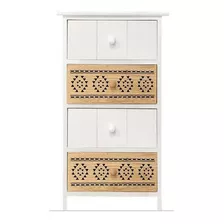 Mueble Petit 4 Cajones Rustico Organizador Deco Diseño 88019