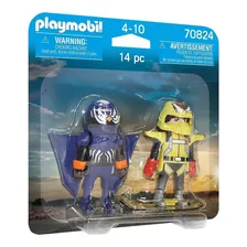 Playmobil Duo Pack X2 Acrobatas Aereos Para Niños Febo