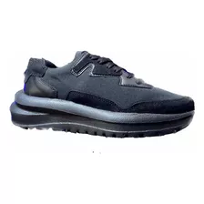 Zapatilla Coord Farenheite Hombre Negra