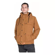 Campera Impermeable Con Corderito Otto Habano Aire Libre