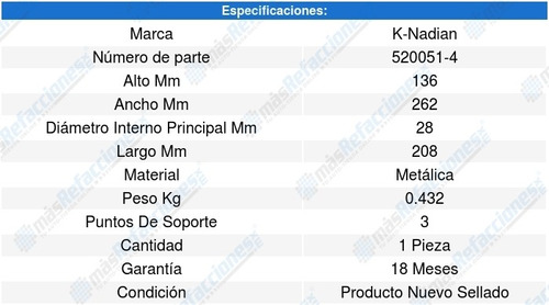 Tubo Enfriamiento Rush L4 1.5l 09 A 09 K-nadian 8633019 Foto 3