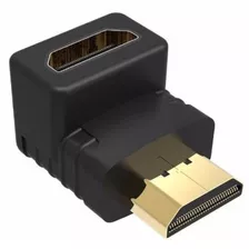 Adaptador Hdmi 90 Graus Em L Macho X Fêmea 1.4 P/ Tv Painel