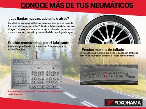 Set 4 Llantas 225/55r19 99v Yokohama Geo Cv G058 Foto 8