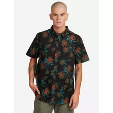 Camisa Island Time Short Sleeve Shirt Multicolor Volcom