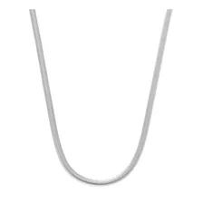 Colar Choker Cobra Feminino Amoeto Banho De Ródio Prata