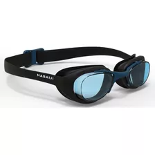 Gafas De Natación Nabaiji Con Estampado De Base En X, Tamaño Grande, Color Negro Y Azul, Talla G