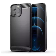 Funda Protectora Fibra De Carbono Compatible Con iPhone