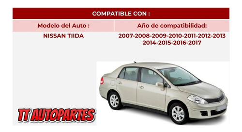 Espejo Nissan Tiida 2007-07-08-09-10-11-12-14-16-2017-17 Der Foto 5