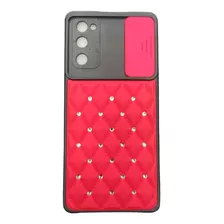 Case Protector C/cámara Con Brillo Rígido Para Galaxy S20 Fe