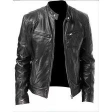 Jaqueta Casaco De Couro Masculina Blusa Casaco Moto Promoção