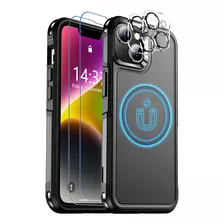 Funda Spidercase Para iPhone 14/funda iPhone 15, Magnética [