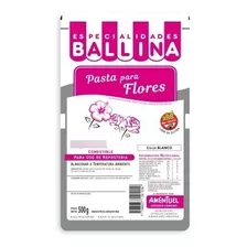 Pasta Para Flores Blanca Vainilla Ballina 500 Grs