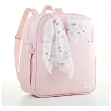 Mochila Multifuncional Bunny Rosa Just Baby