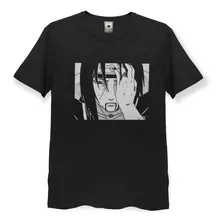 Camisa Camiseta Itachi Naruto Desenho Animado Anime Infantil