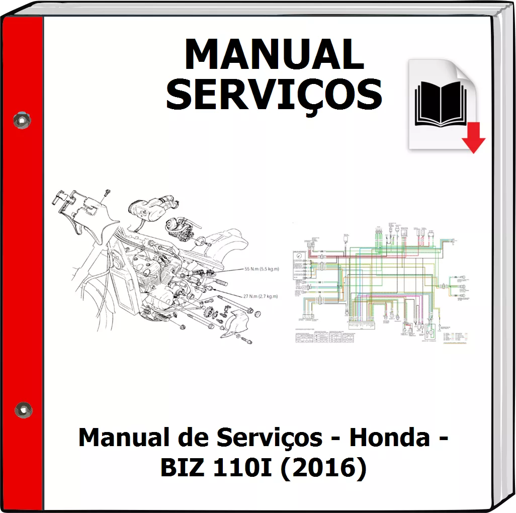 Manual De Serviços - Honda - Biz 110i (2016)