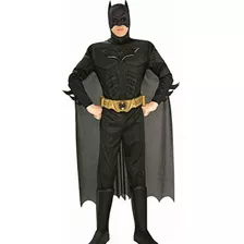 Batman The Dark Knight Rises Adult Batman Costume, Black,