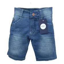 Bermuda Jeans Menino Infantil Tamanho 4 6 8 Pronta Entrega