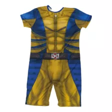 Fantasia Infantil Traje X-man Wolverine!!