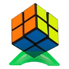 Magic Cube Cubo Rubik 2x2 Con Base Profesional Lubricado