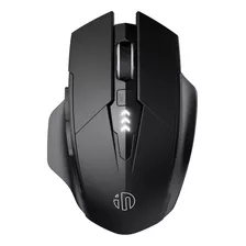 Mouse Inalámbrico Inphic Negro Mate 3 Dpi Optical Recargable