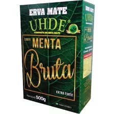 Erva Mate Para Tereré Uhde Sabor Menta Black 500g