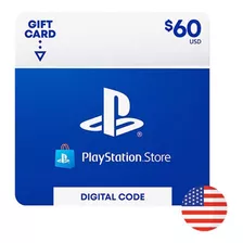 Tarjeta Psn Card 60 Dolares Ps4/ps5 Region Usa-digital