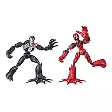 Marvel Spider-man Bend Y Flex Venom Vs. Juguetes De Figuras 