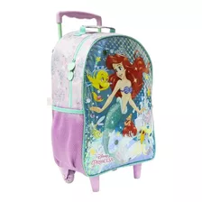 Mala Mochila Com Rodas 16 Princesas Disney Ariel Xeryus