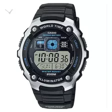 Relógio Casio Masculino Digital Ae-2000w-1avdf World Time