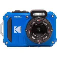 Cámara Kodak Wifi Resistente Al Agua Fullhd De 16 Mp Pixpro Wpz2, Color Azul
