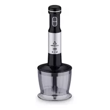 Mixer Ultracomb Lm-2555 Minipimer Vaso 800ml + Bowl Picador Color Negro