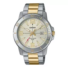 Reloj Casio Caballero Dorada Mtp-vd01sg-9bv