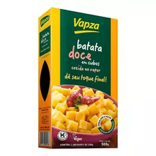 Batata Doce Em Cubos Cozida No Vapor 500g Vapza