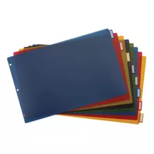 Separadores De Carpeta De 8 Pestañas Carpeta De 11 X 1...