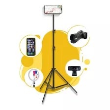 Tripé Universal Celular Câmera Webcam Ring Light 2,10m 