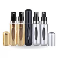 Kit 5 Atomizadores 5ml Porta Perfume Discreto Recarregável