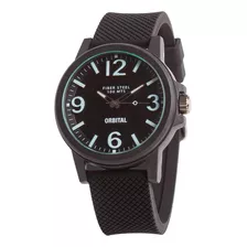 Reloj Orbital Caucho Caballero Gc405203sil 10atm Cyber 