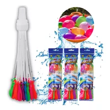 3 Kit 111 Bexigas Balão Magico Enchedor D Água Water Balloon