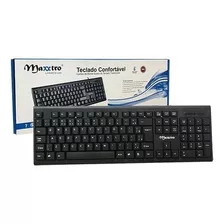 Teclado Confortável Kb100 Maxxtro Com Fio