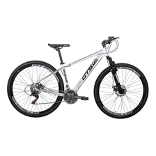 Mountain Bike Gts Pro M5 Techs Aro 29 17 21v Freios De Disco Mecânico Cor Branco