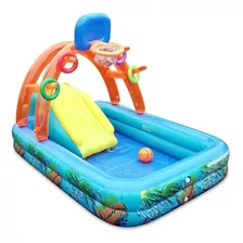 Piscina Inflable Parque Acuatico Tobogan Para Niños