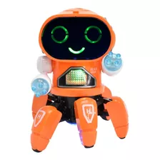 Juguete Robot Bailarín Con Luces Y Sonido 