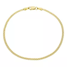 Pulseira De Ouro 18k Feminina Bismark Maciça